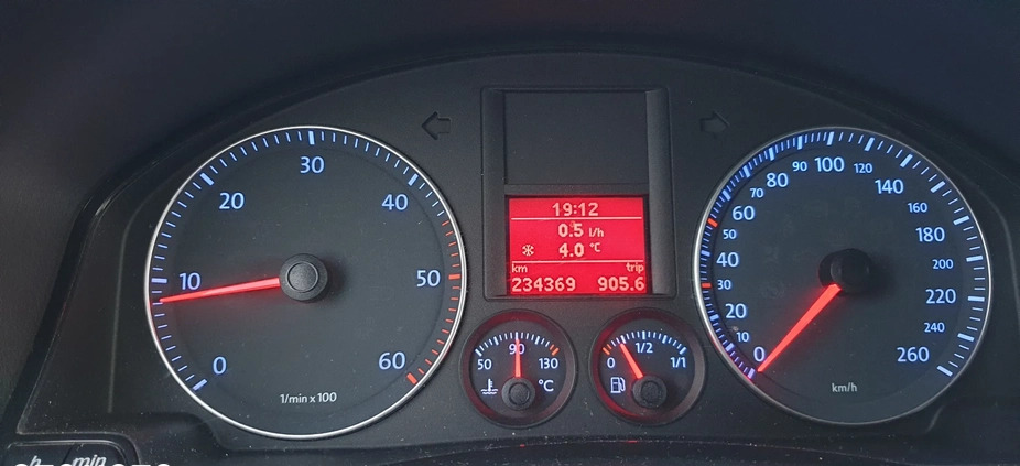 Volkswagen Golf Plus cena 17300 przebieg: 234321, rok produkcji 2007 z Białogard małe 191